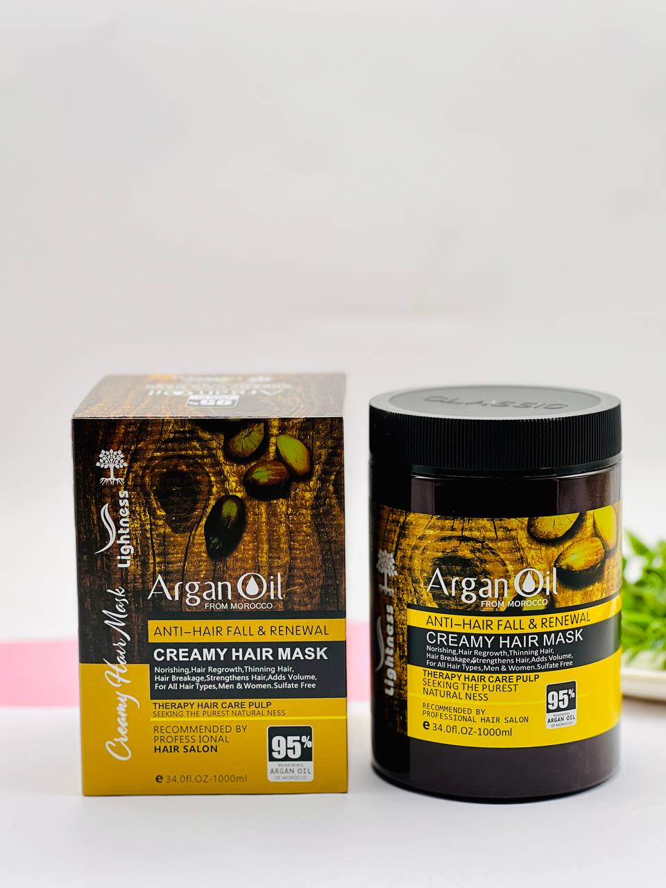 ماسک مو روغن آرگان لایتنس