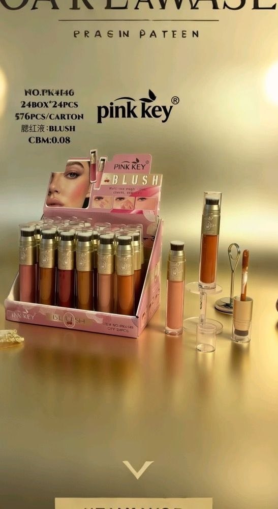 رژگونه مایع براش دار